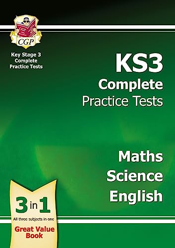 KS3 Complete Practice Tests - Maths, Science & English (CGP KS3 Practice Papers) von Coordination Group Publications Ltd (CGP)